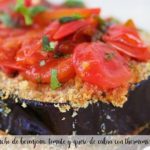 Brochette d'aubergines, tomates et fromage de chèvre au thermomix