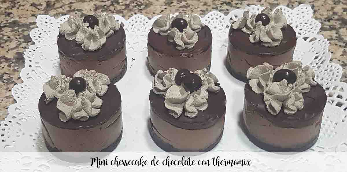 Mini cheesecake au chocolat au thermomix