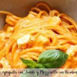 Spaghettis à la Tomate et à la Mozzarella au thermomix