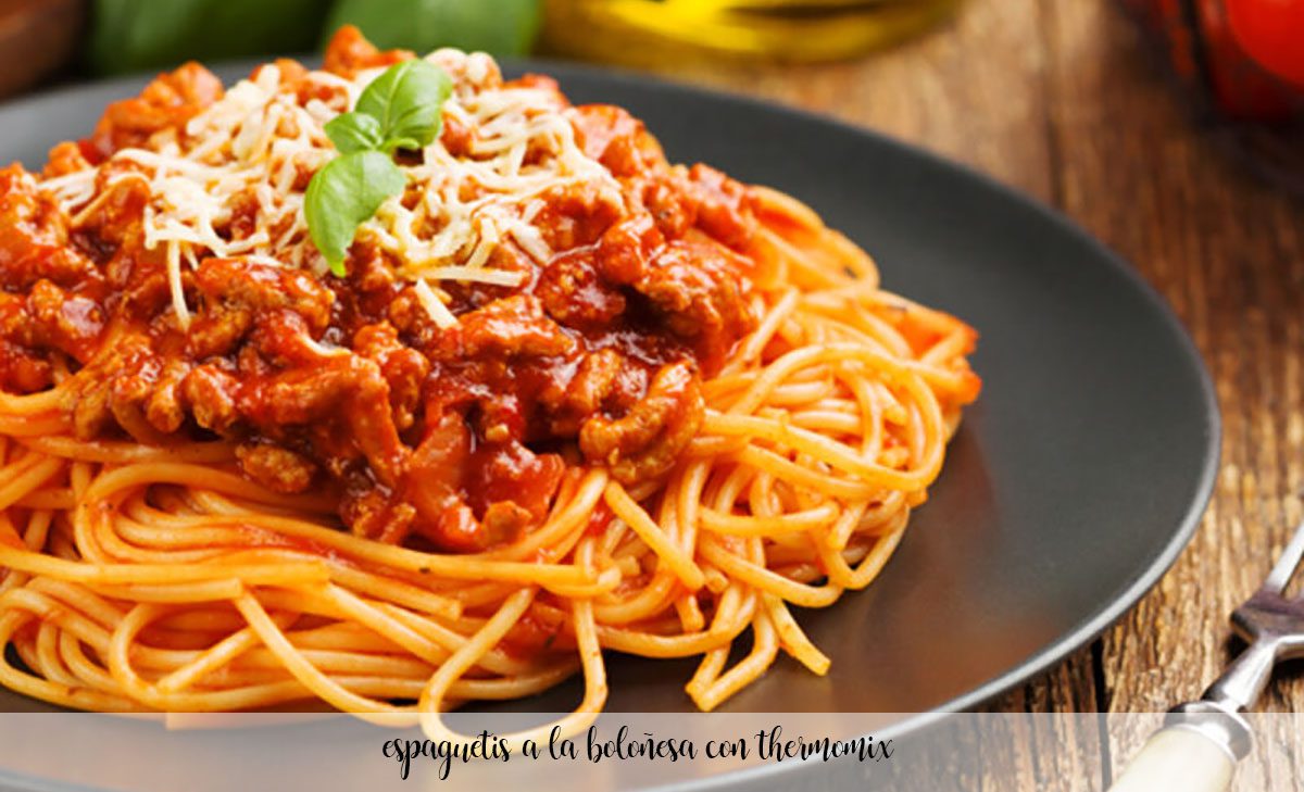 Spaghetti bolognaise au thermomix