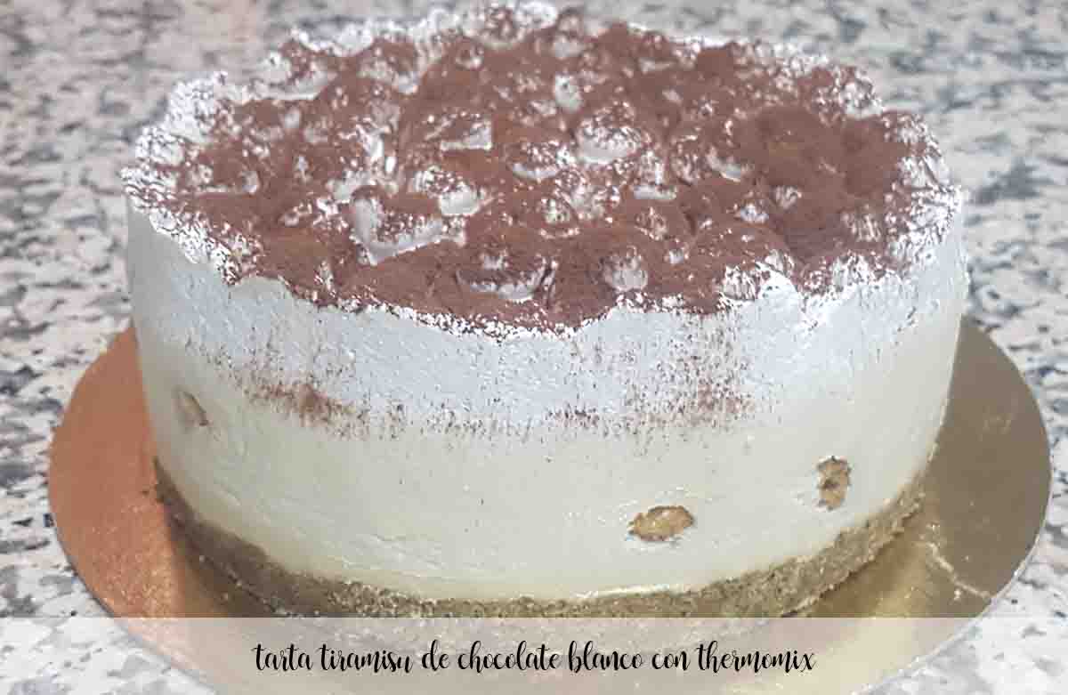 gâteau tiramisu au chocolat blanc au thermomix