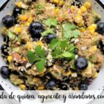 Salade de quinoa, avocat et myrtille au Thermomix
