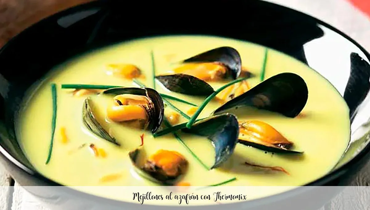 Moules au safran au Thermomix
