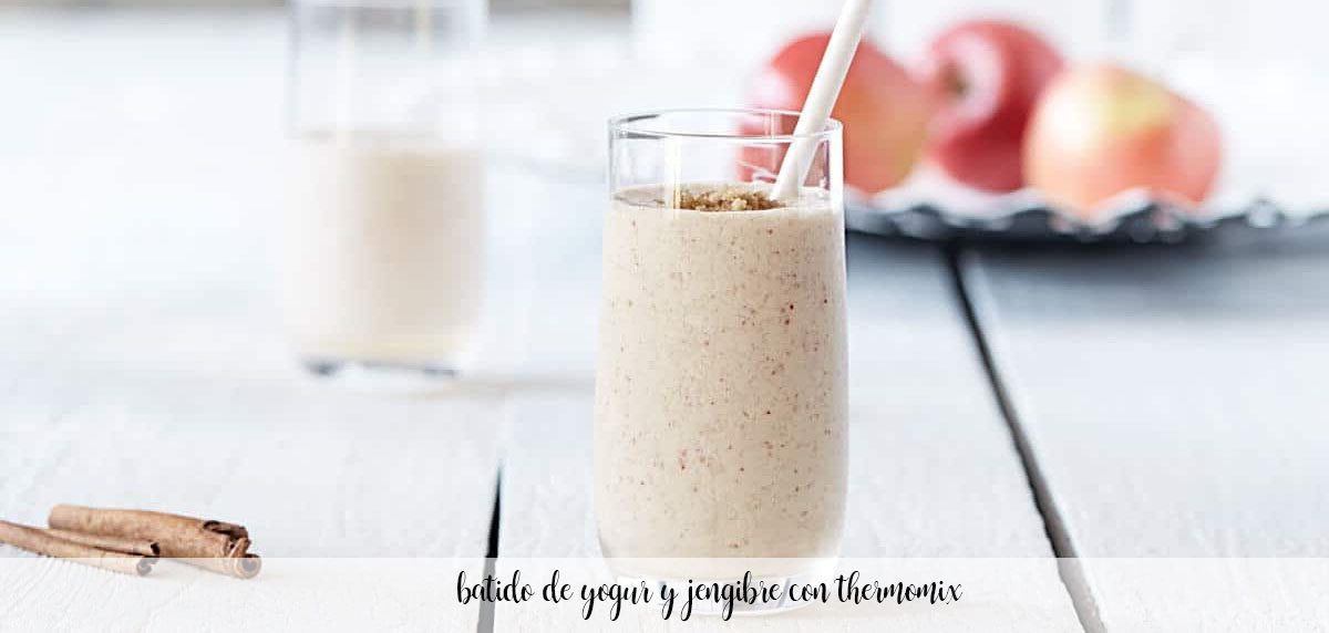 smoothie yaourt et gingembre au thermomix