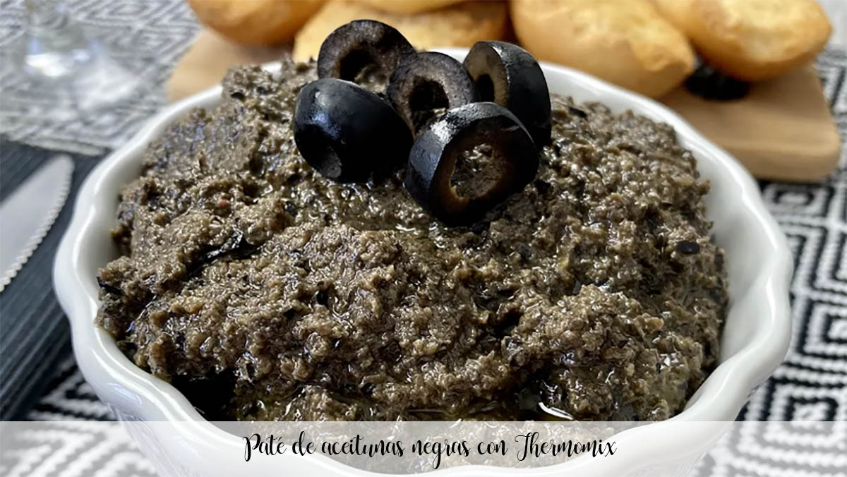 Pâté d'olives noires au Thermomix