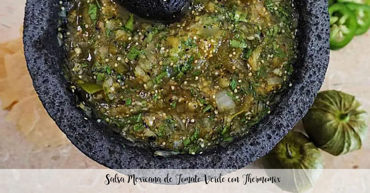 Sauce Tomate Verte Mexicaine au Thermomix
