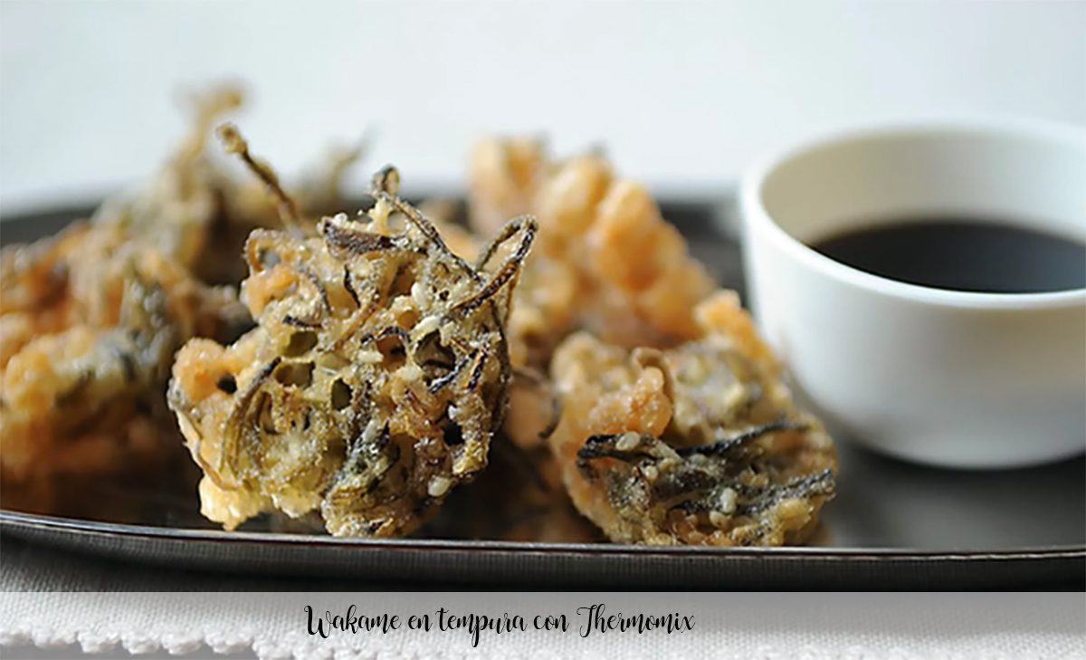 Wakamé en tempura au Thermomix