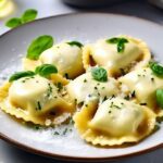 Raviolis farcis au parmesan et miel au Thermomix