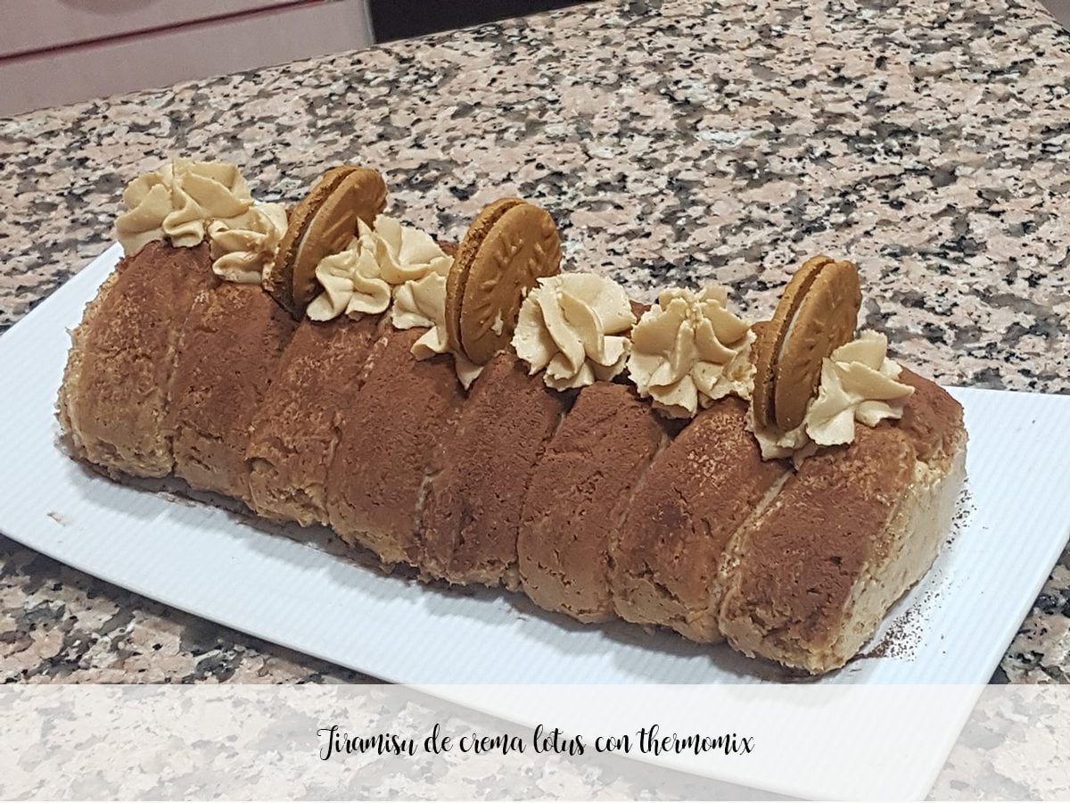 Tiramisu crème de lotus au thermomix