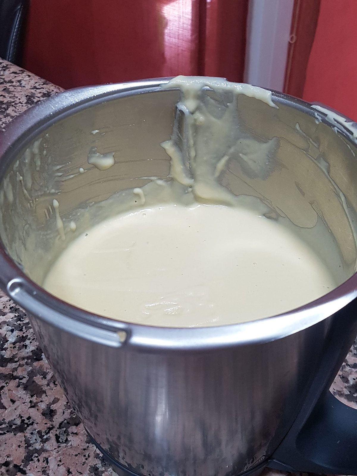 Crème de pois chiches et pommes de terre au thermomix