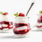 Mousse au Chocolat Blanc et Framboises au Thermomix
